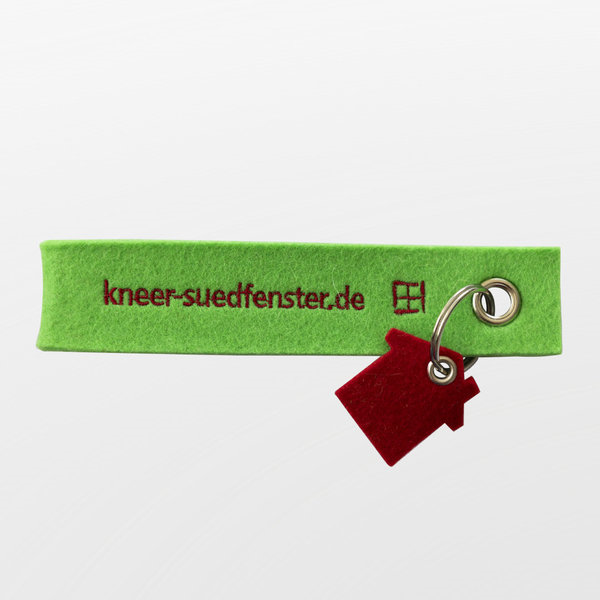Schüsselanhänger – FILZ GRÜN