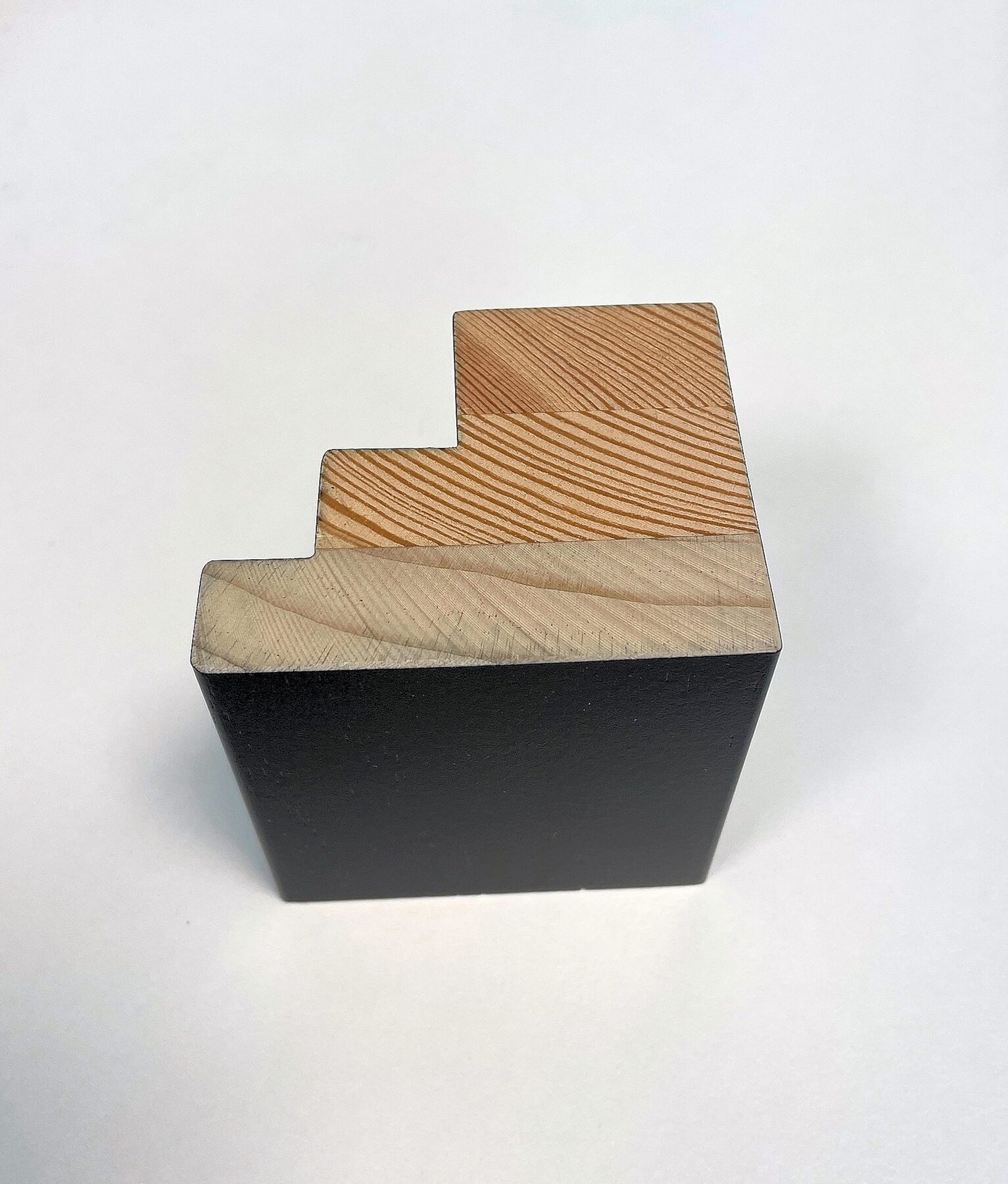Accoya-Kiefer-Duo-Kantel mit sichtbarer Kiefer auf der Innenseite