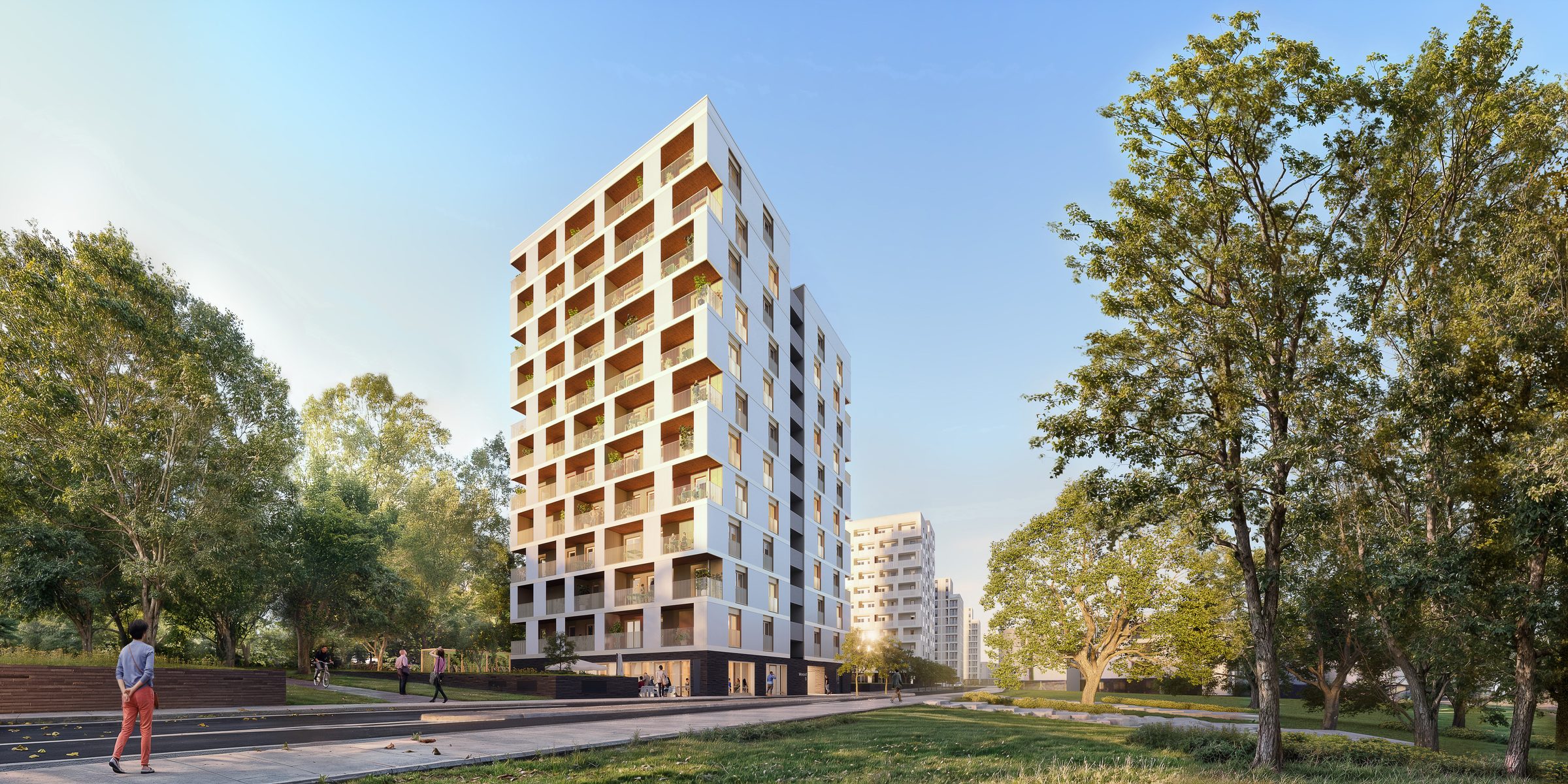 Holzarchitektur mit Fenster- und Fassadenelementen von Kneer-Südfenster
